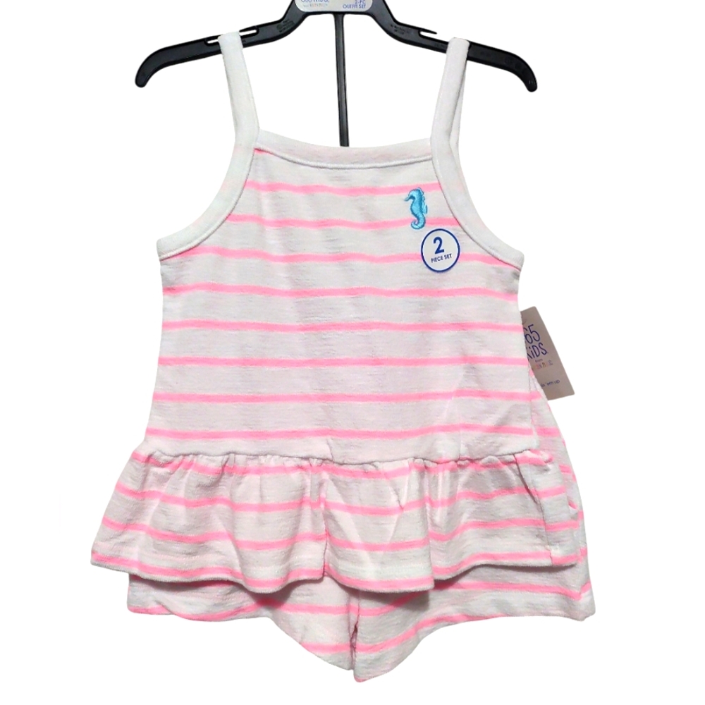 365 Garanimals Kids 2pc Girls Seahorse Outfit